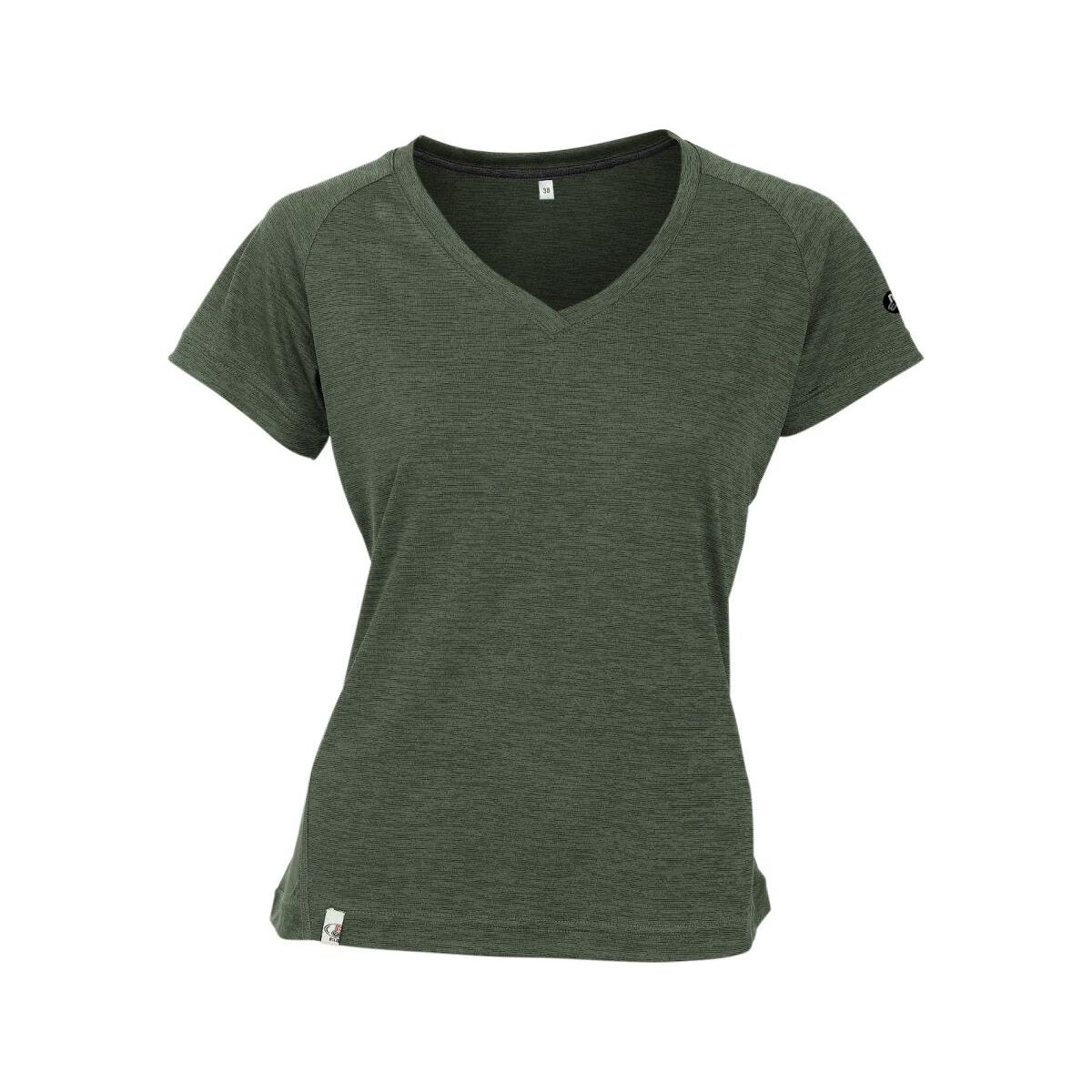 MAUL Sport Ridnaun Fresh - 1/2 T-shirt m. Print classic green (65) 46 5344400793-65-46
