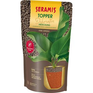 Seramis Pflanzsubstrat Topper Espresso, 1 Liter, für Zimmerpflanzen