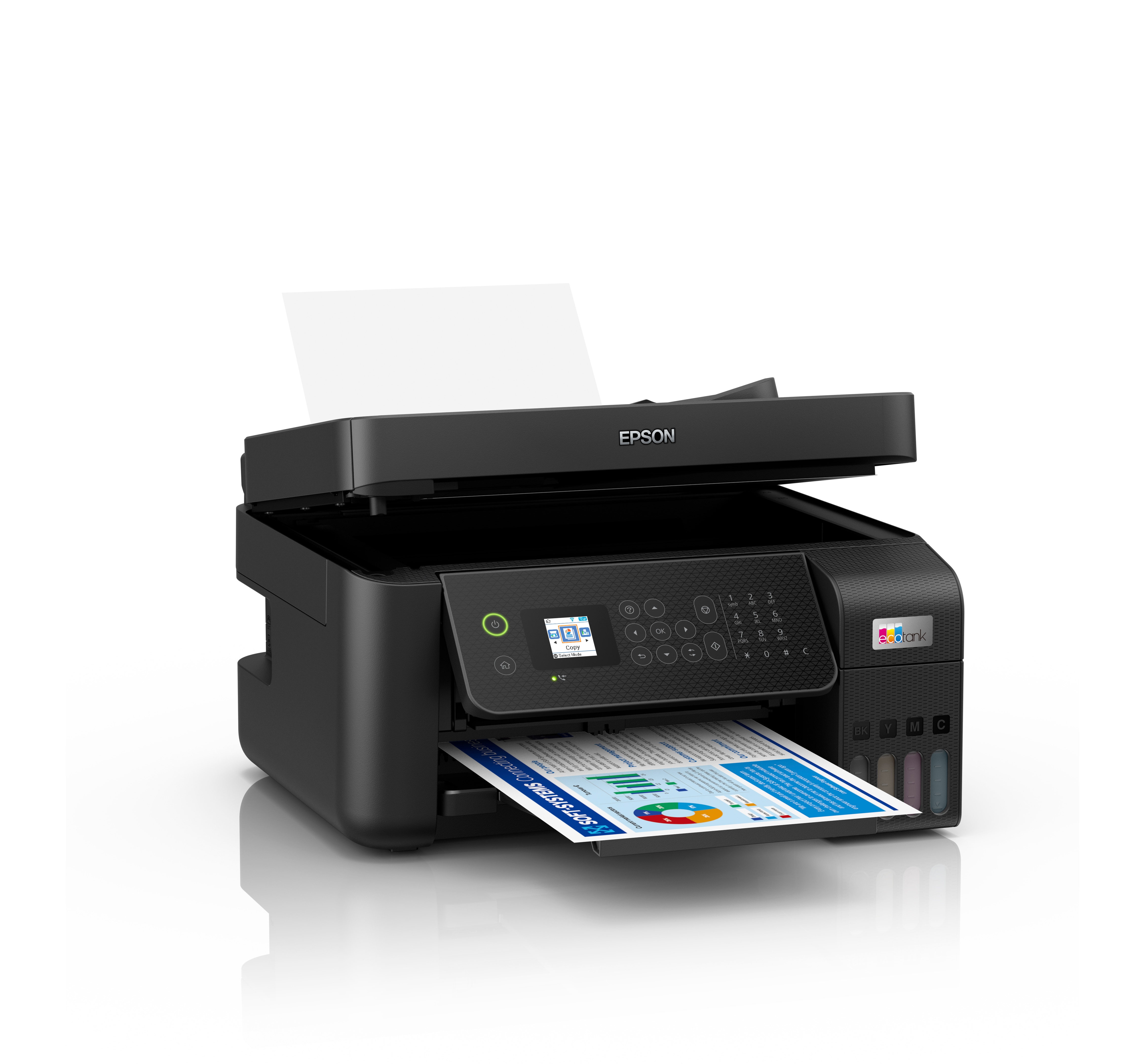 EPSON EcoTank ET-4800 Multifunktionsdrucker Scanner Kopierer Fax LAN WLAN 50€ Cashback