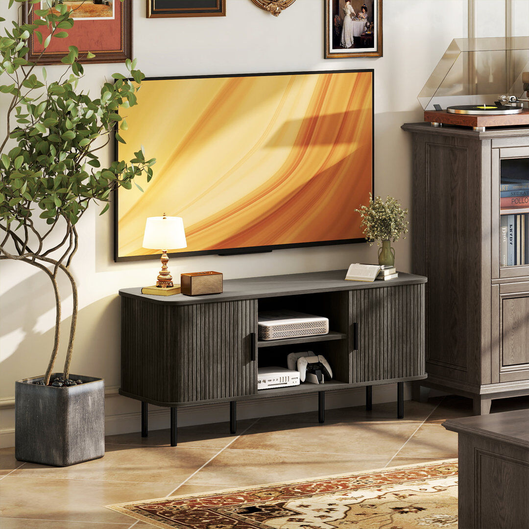 Borough Wharf HOMCOM TV Unit for Living Room, TV Stand Grey 55"