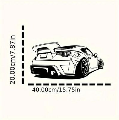Uplift Essentials HelloYoung Metal Racing Car Wall Art style Ty6545