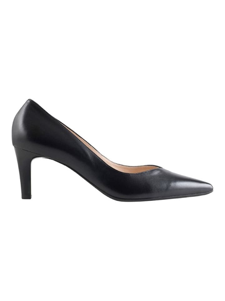 Högl Leder-Pumps "Boulevard 60" in Schwarz - 38,5