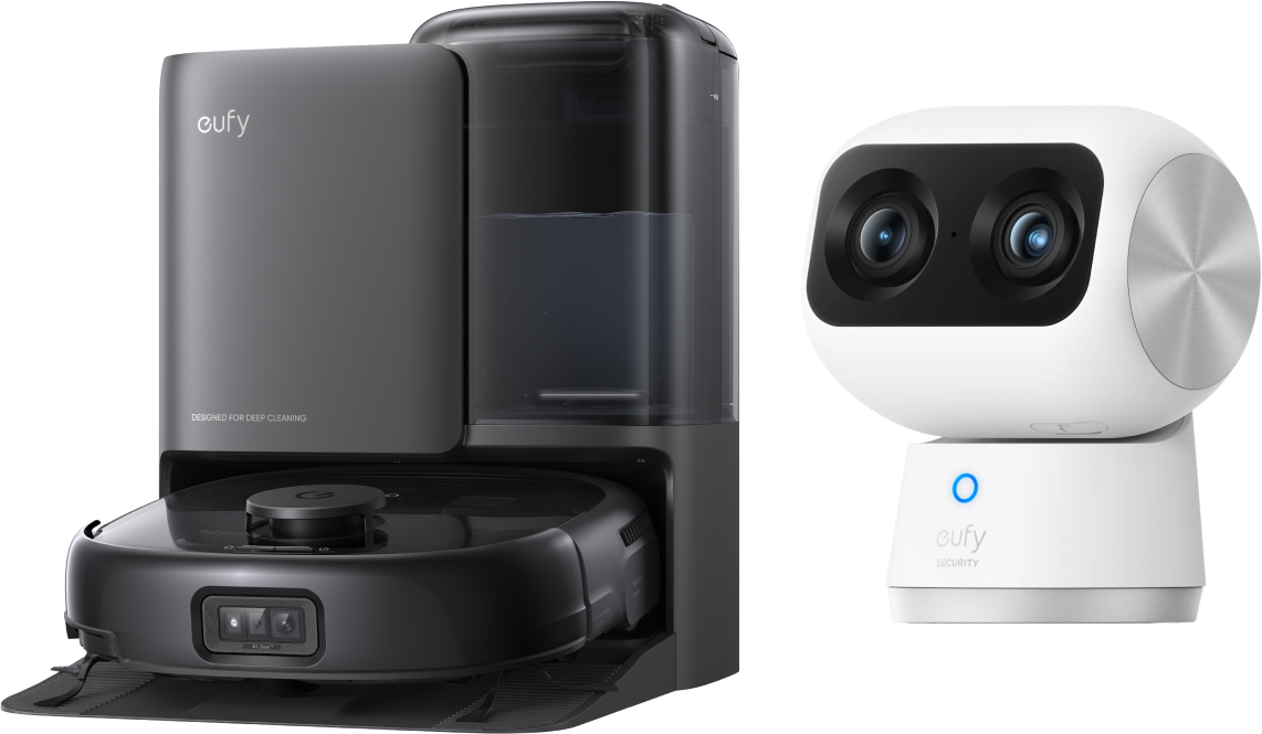 Indoor Cam S350 met eufy Robotstofzuiger Omni E25