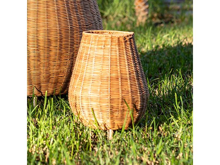 Newgarden Saona LED-Stehlampe mit Kabel Saona, dimmbar, Holz hell, für Wohn- / Esszimmer, Holz