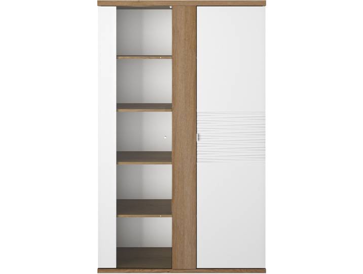 Vitrine Otello eiche/weiss Holzwerkstoff B 45 H 178 cm - Vitrine