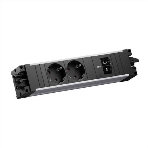 Bachmann STEP ALU 2xCEE7/3, 1xUSB C/C 65
