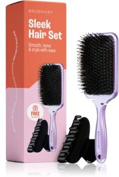 BrushArt Hair Sleek Hair Set formato poupança para cabelo . Hair Sleek Hair Set