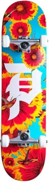 Skateboard Komplettboard Primitive Dirty P Sunflower II (8.125" - Rot)