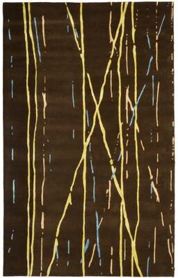 SAFAVIEH Handmade Drizzle Brown New Zealand Wool Rug