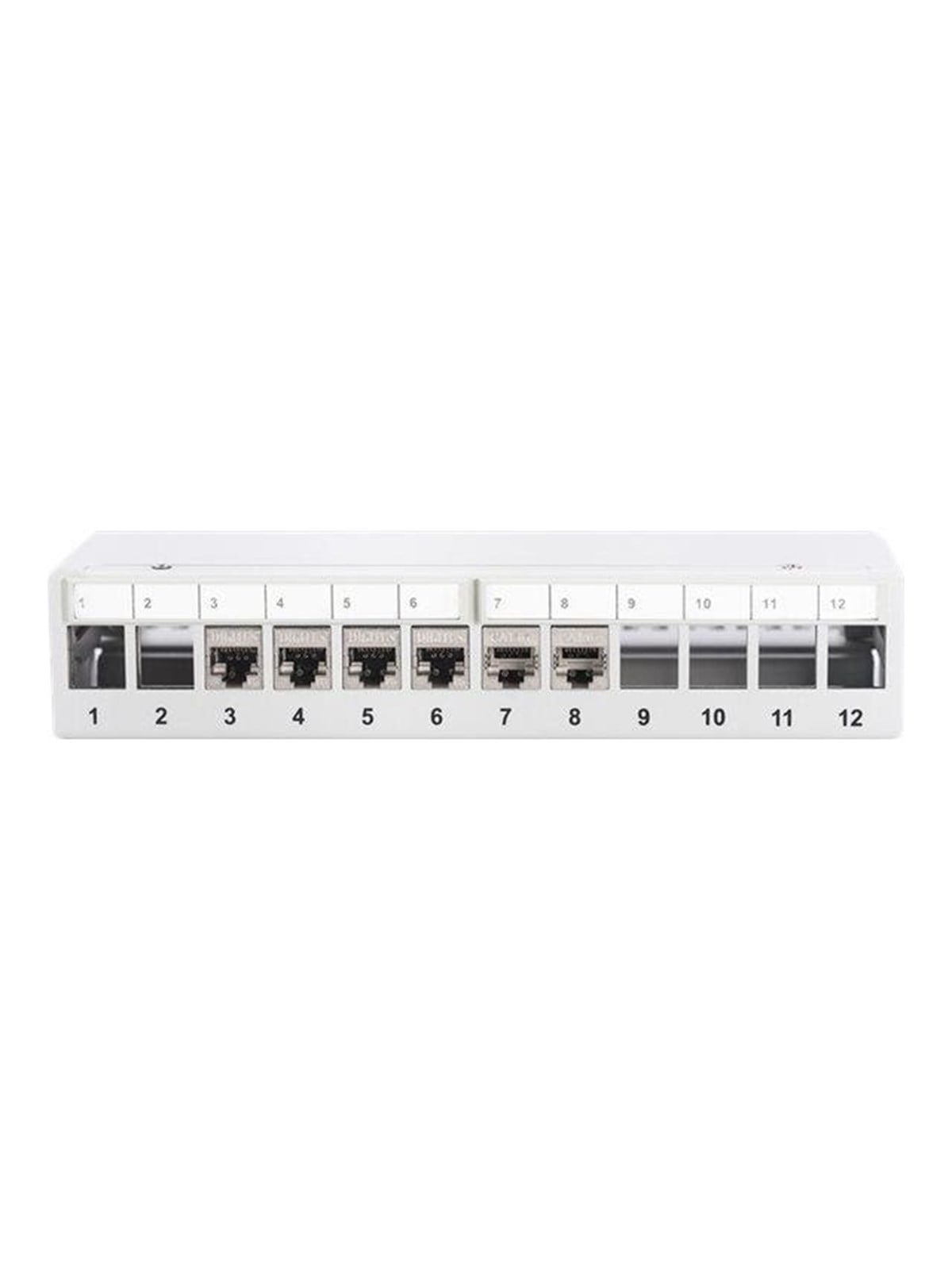 DIGITUS 12-Port Desktop Modular Patch Panel