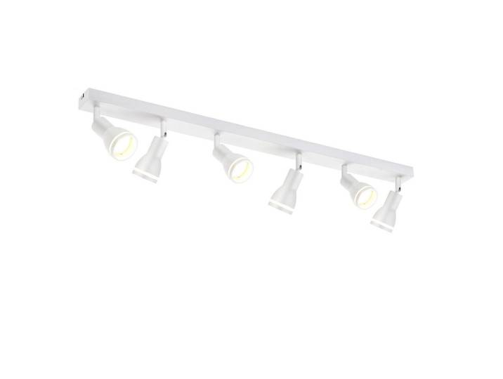 ZMH Strahler Ekstase 6-flammig 83/5.5/15.7 cm, Weiß, Metall, Gu10, 5.5x15.7x83 cm, Lampen & Leuchten, Innenbeleuchtung, Spots & Strahler, Deckenspots