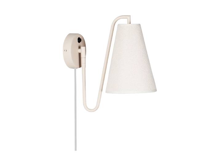 Design Wandlampe „Lou“ Bouclé Beige Globen Lighting