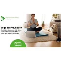Yoga-Präventionskurs als Onlinekurs | Downloads
