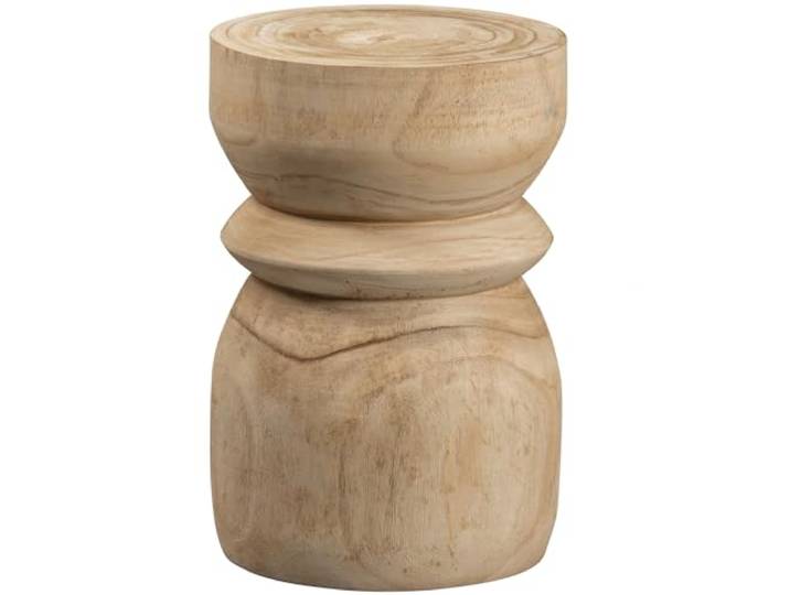 Bikkel Hocker Holz Nature 40Xø28cm 0
