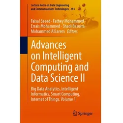 Advances on Intelligent Computing and Data Science II, Fachbücher von Mohammed Al-Sarem, Fathey Mohammed, Errais Mohammed, Faisal Saeed, Shadi Basurra
