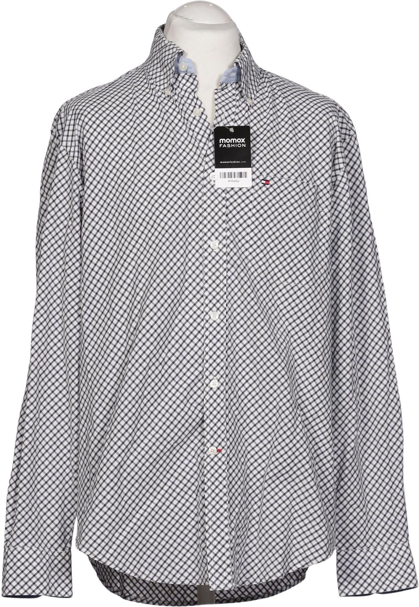 Tommy Hilfiger Herren Hemd, Mehrfarbig, Gr. L, Baumwolle - Second Hand