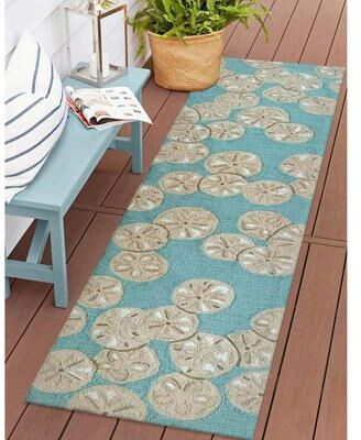 Liora Manne Lush Decor Capri Sea Biscuit Indoor/Outdoor Area Rug
