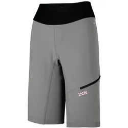 iXS, Damen, Velohosen, Carve "Hip-Hugger" Damen Shorts (38), Grau