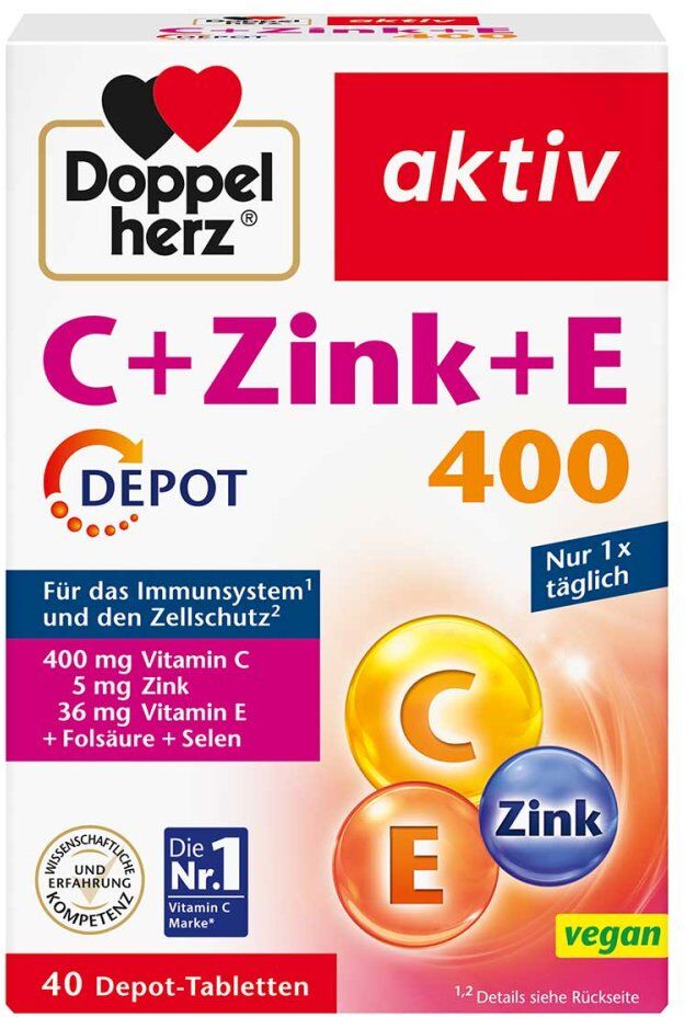 Doppelherz C + Zink + E Depot Tabletten