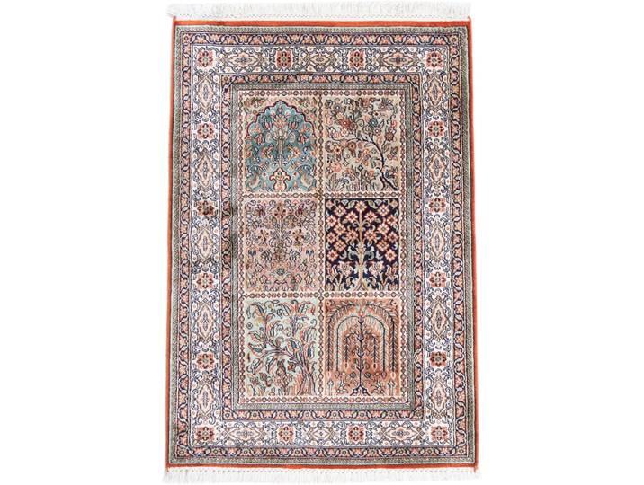 Kaschmir Seide Teppich 60x90 Handgeknüpft Orientteppich Seide