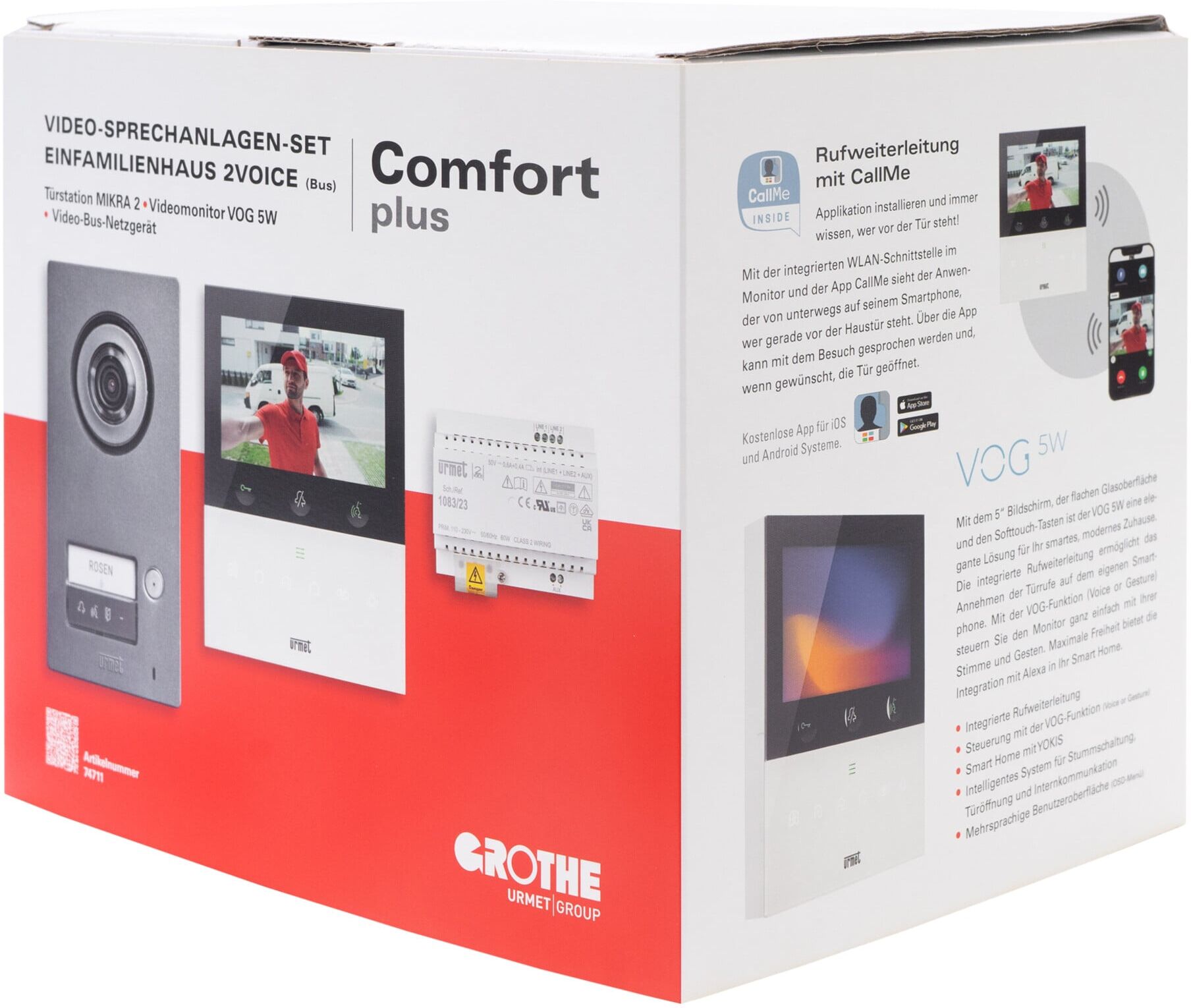 Grothe Set Einfamilienhaus 2VOICE Comfort Plus 1784/716 (74711)