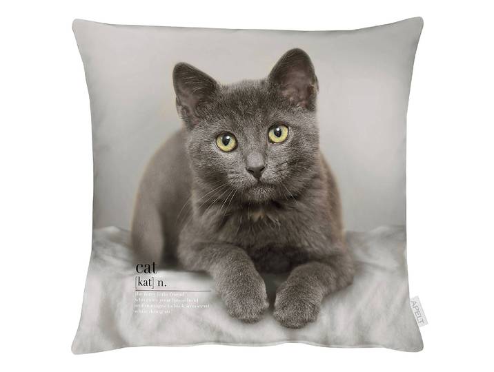 Housse de coussin 6870 Gris 46 x 46 x 0cm Tissu mélangé