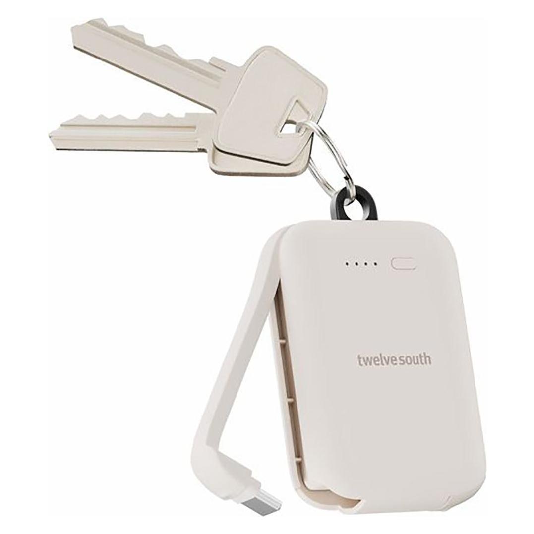 TwelveSouth Twelve South PowerClip Powerbank, Beige, USB-C, 2.000 mAh (2000 mAh, 5 W) (TS-2672)