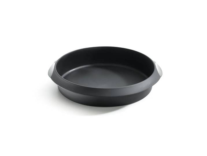 Lékué Moule à gâteau rond en silicone Lékué 26 cm Noir