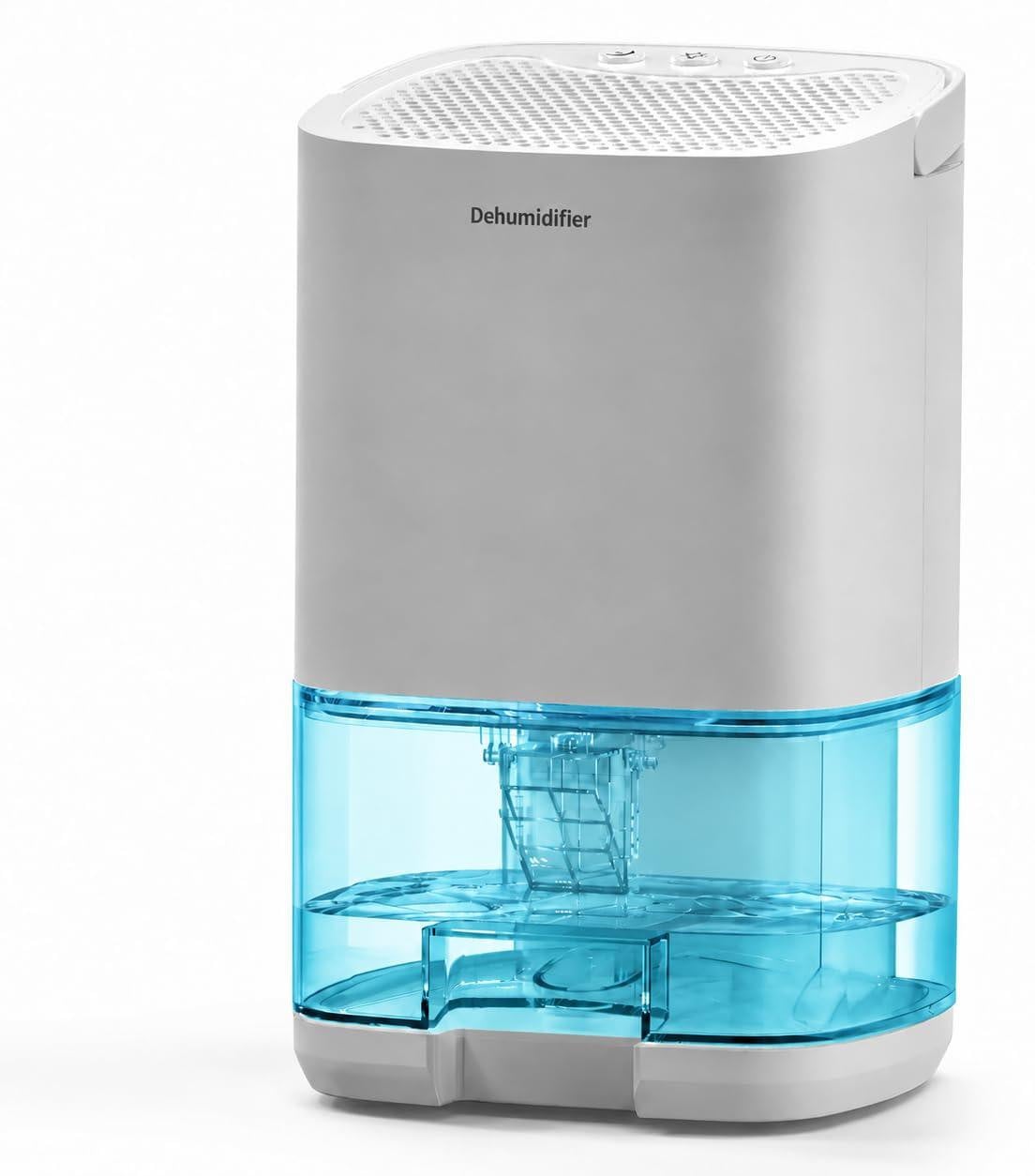 Lustrens Elektrische Luchtontvochtiger 1000 ml met Ledlicht en Stille Modus