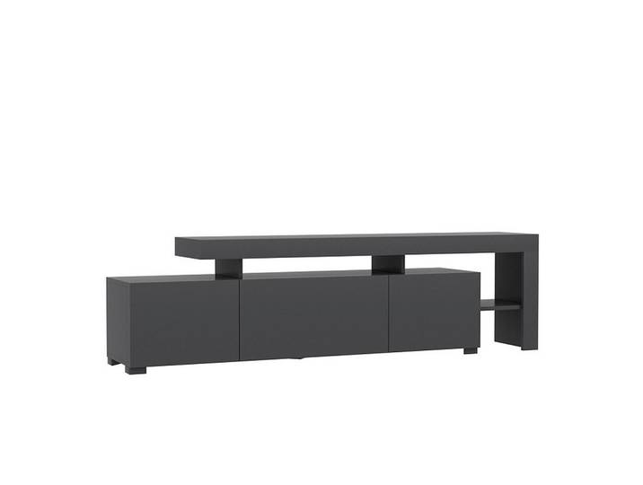 Mid.you Tv-Element, Anthrazit, Holzwerkstoff, 192x53x37 cm, Baby- und Kindermöbel, Kinderzimmer & Jugendzimmer, Phonomöbel
