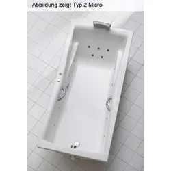 Ottofond Whirlpool Rechteckbadewanne Atlanta 180 / 190 - Baden