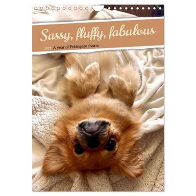 Sassy, fluffy, fabulous – A year of Pekingese charm (Wall Calendar 2027 DIN A4 portrait), CALVENDO 12 Month Wall Calendar