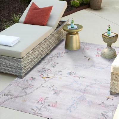 Tempaper Garden Chinoiserie Indoor/Outdoor Performance Rug