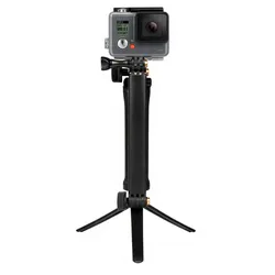 moex Flexshot – Selfie Stick mit Stativ, Kamera Einbeinstativ für GoPro mit rutschfestem Griff