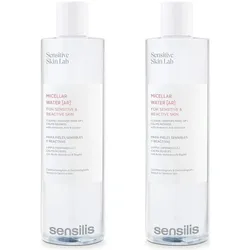 Sensilis, Gesichtsreinigung, Micellar Water AR Empfindliche Und reaktive Haut 2x400ml (Mizellenwasser, 800 ml)