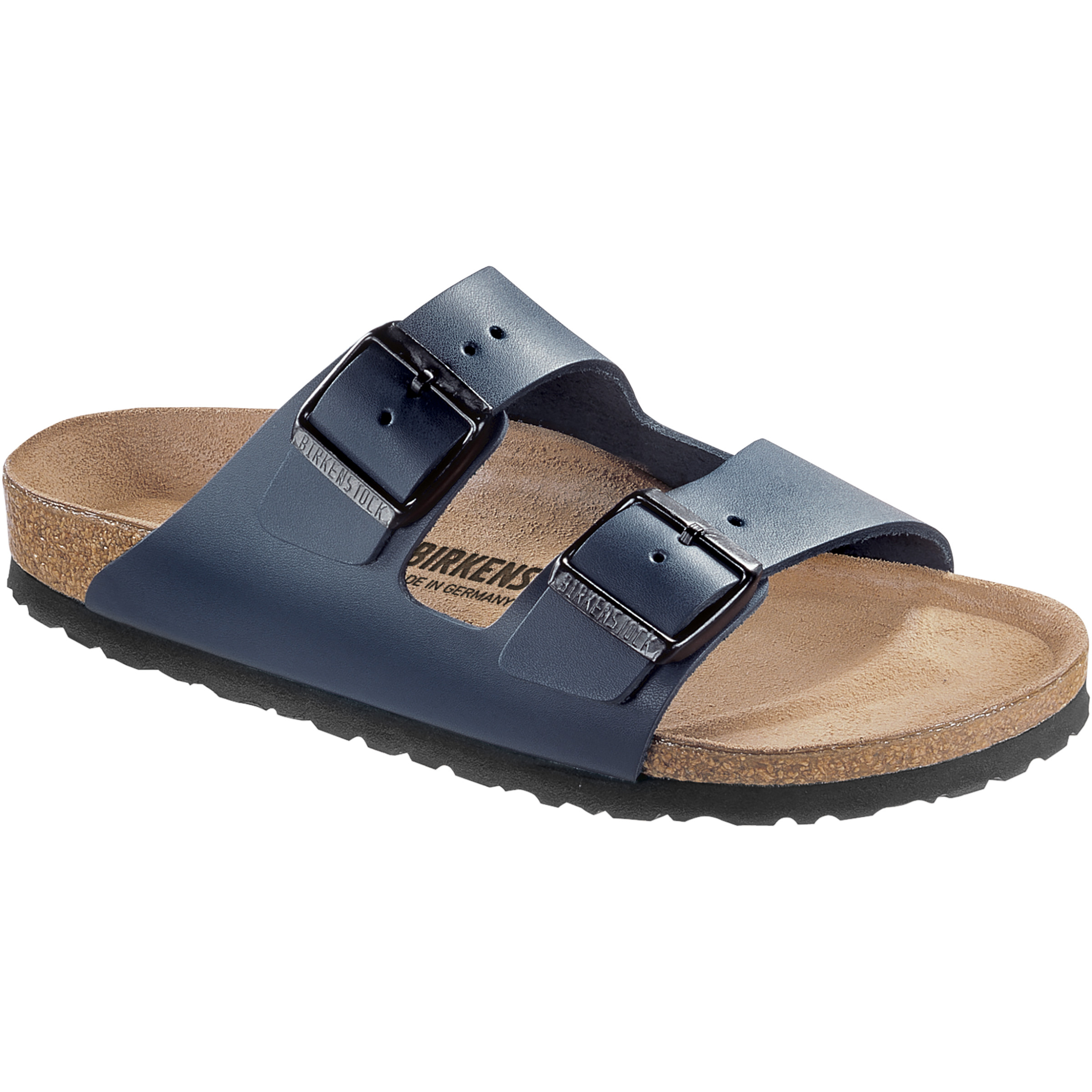 Birkenstock Arizona Leather Regular Sandale Herren Sandalen blau Größe 46 Lifestyle