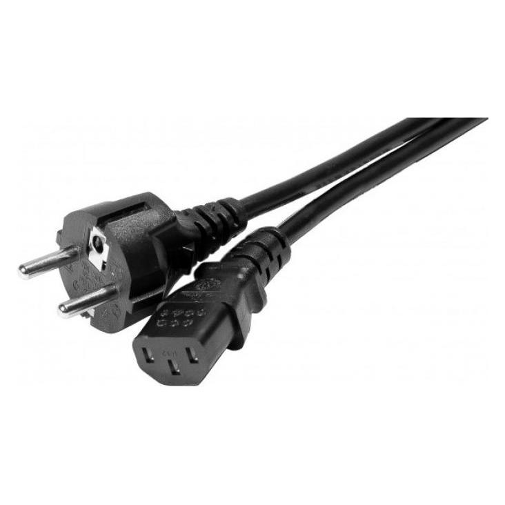 Exertis Connect Netzanschlusskabel, IEC C13, schwarz, 3,0m (3 m) (EXC580419)