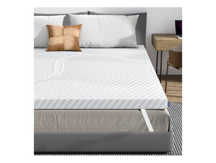 BedStory, Topper 180x200 cm Gel Memory Foam weich/mittelfest Matratzentopper Oeko-TEX, 7 cm hoch