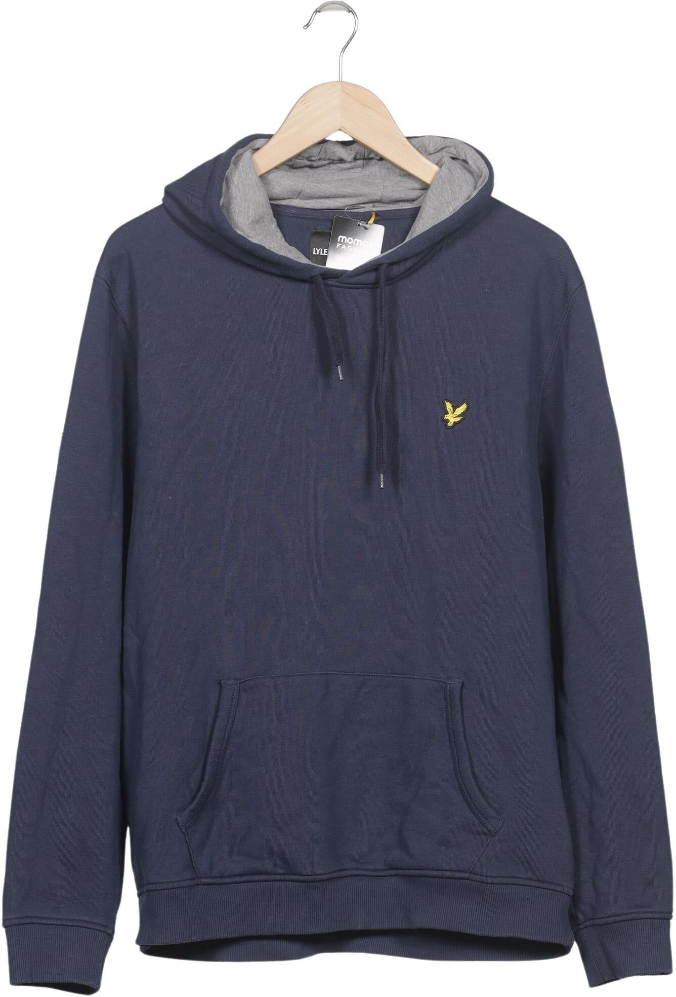 Lyle & Scott Herren Kapuzenpullover, Marineblau, Gr. XL, Synthetik / Baumwolle - Second Hand