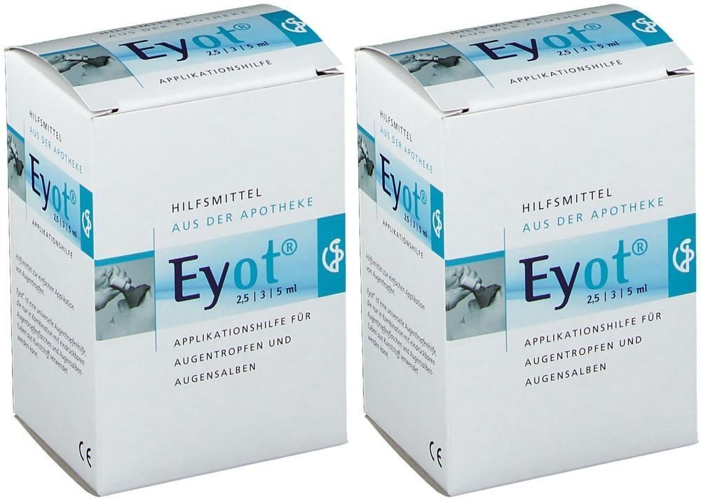 FAGRON Eyot Tropfhilfe f.Augentropfen/-salben 2x 2x1 St