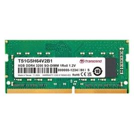 Transcend Memory 8GB SODIMM DDR4 3200 1Rx8 1Gx8x8 CL22 1.2V (1 x 8GB, DDR4-RAM, SO-DIMM) (TS1GSH64V2B1)