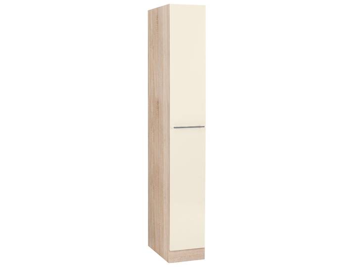 Apothekerschrank, Holzwerkstoff, Beige, 30×200×57 cm, 1 Auszug, Flexi2