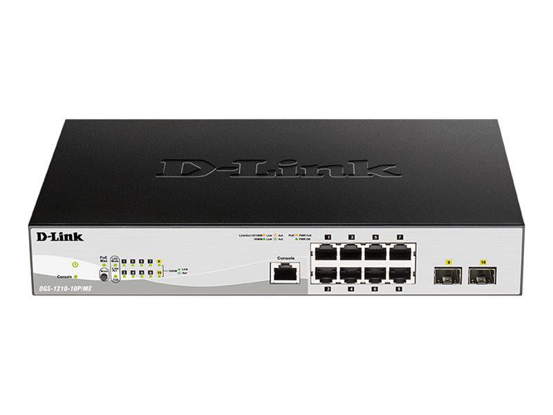 D-Link DGS-1210-10P/ME/E 10-Port L2 PoE Smart Managed