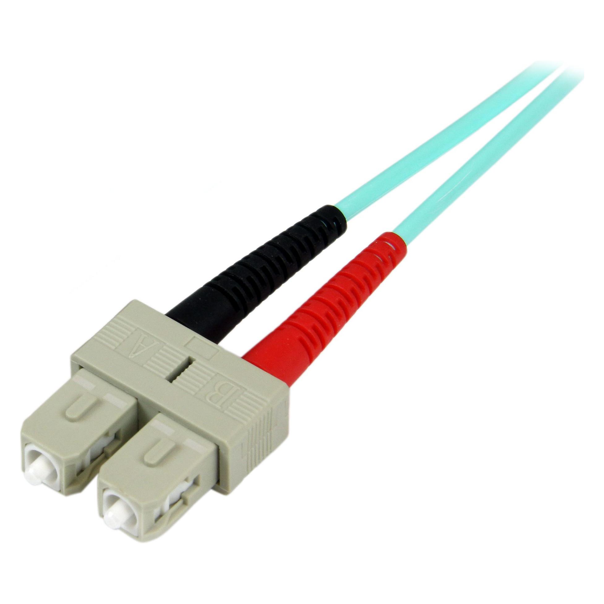 StarTech 2m Aqua Fiber Patch Cable (2 m) (A50FBLCSC2)