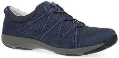Women's Harlyn Laceup Sneaker by Dansko in Navy (Size 39 M)