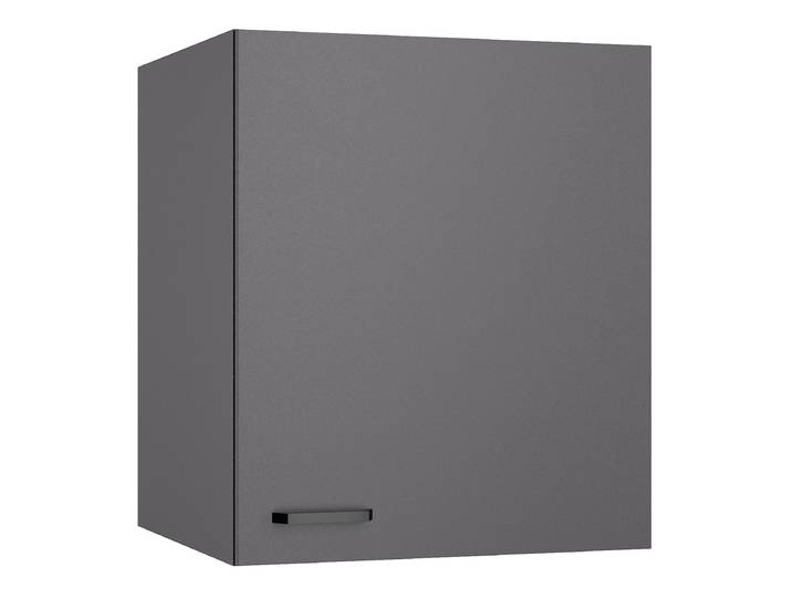 Aufsatzschrank 1 Tür 60 x 70cm Grau/Anthrazit