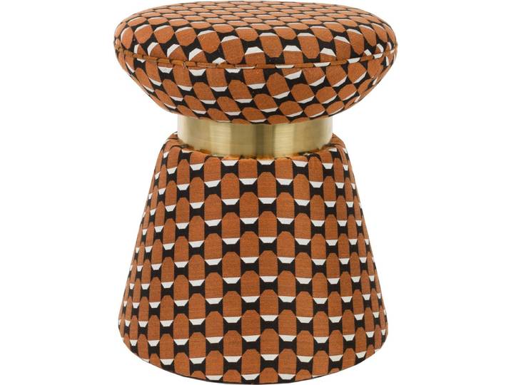 Housecraft Living Pin Poef/ Kruk - Bruin
