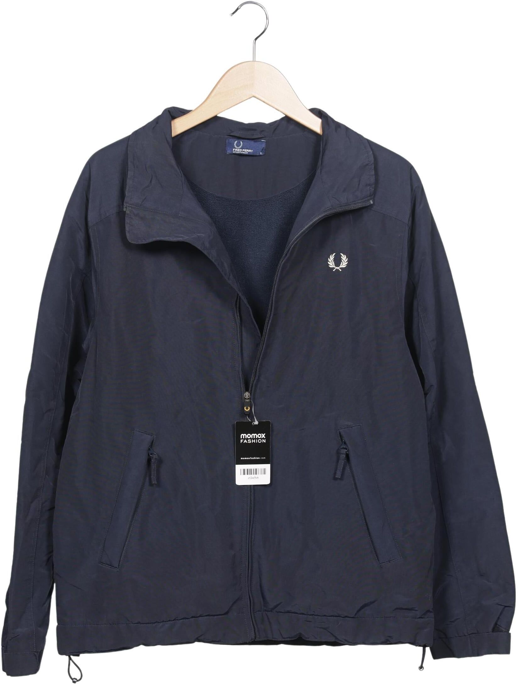Fred Perry Herren Jacke, Marineblau, Gr. S, Synthetik - Second Hand