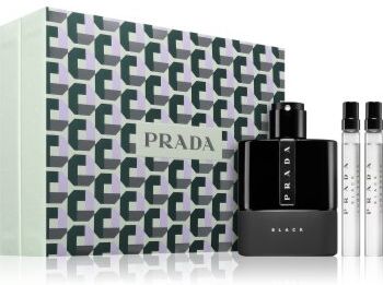 Prada Luna Rossa Black coffret para homens . Luna Rossa Black
