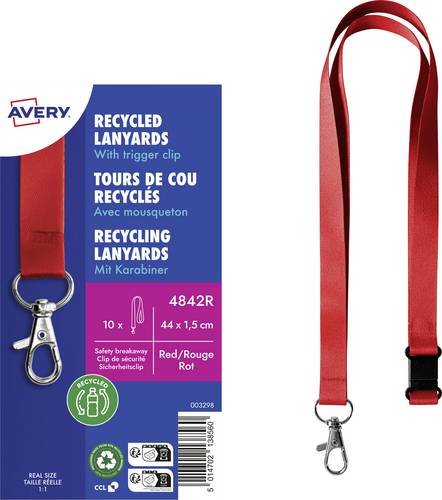 Avery-Zweckform 4842R Textilband (L x B) 440mm x 15mm 10St.